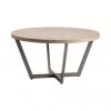 Crestview Collection Tremont Slanted Metal and Wood Round Cocktail Table, CVFZR4545 -Crestview Collection sale 1678519