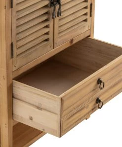 Crestview Collection Jackson 2-Door Weathered Oak Bedside Accent, CVFZR757 -Crestview Collection sale 1678586 A3