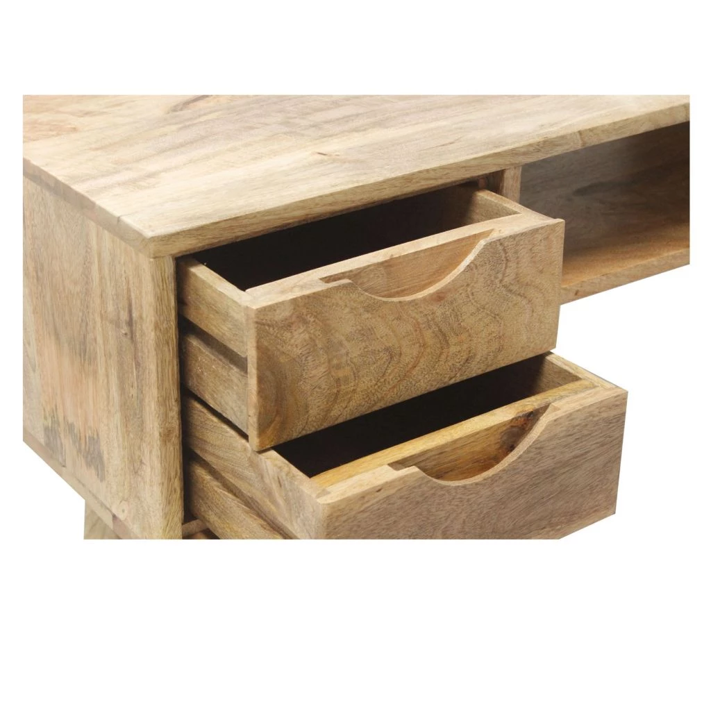 Crestview Collection Marlon Mango Wood Desk, EVFNR1115 3 Crestview Collection Marlon Mango Wood Desk, EVFNR1115