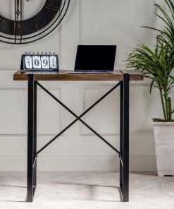 Crestview Collection Josie Standing Wood and Metal Desk, EVFNR1149 -Crestview Collection sale 1678595 A4