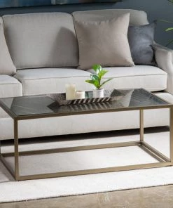 Crestview Collection Christian Metal and Glass Coffee Table, EVFNR1139 -Crestview Collection sale 1678600 A4