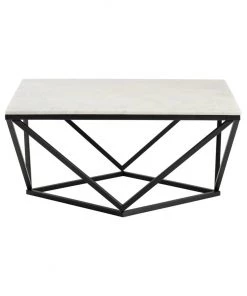 Crestview Collection Marble Cocktail Table, CVFNR928