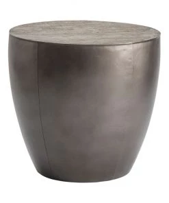 Crestview Collection Bengal Manor Drum Base End Table, CVFNR710