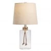 Crestview Collection Glass and Rope Table Lamp, Clear, ABS1661SNG -Crestview Collection sale 1712760