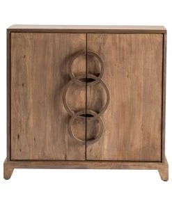 Crestview Collection Bengal Manor Double Door 3-Ring Cabinet, CVFNR661