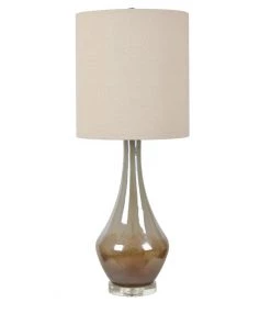 New! Crestview Collection Easton Glass Table Lamp, CVAZBS067
