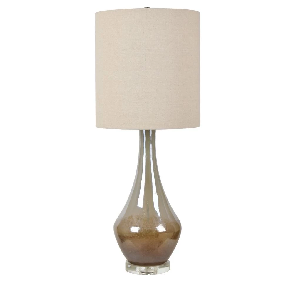 New! Crestview Collection Easton Glass Table Lamp, CVAZBS067 2 New! Crestview Collection Easton Glass Table Lamp, CVAZBS067
