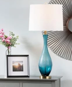 Crestview Collection Blue Ombre Glass Table Lamp -Crestview Collection sale 1712806 A4