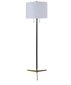 Crestview Collection Veda Metal Floor Lamp, CVAZER051