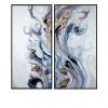 Crestview Collection Cadence 19.7 in. x 1.2 in. x 39.4 in. Cotton Canvas Paintings, Set of 2, CVTOP2692 -Crestview Collection sale 1712836