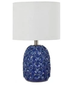 Crestview Collection Evolution Ceramic Table Lamp, EVAP2544NAVY
