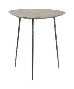 Crestview Collection Bengal Manor Guitar Pick End Table, CVFNR712