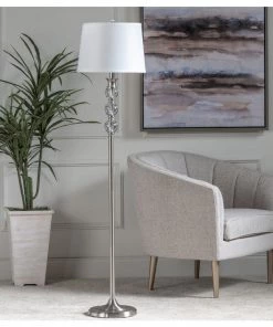 Crestview Collection Crystal Orb Metal Floor Lamp -Crestview Collection sale 1712860 A2