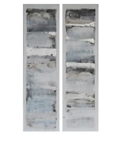 Crestview Collection Sigma 20 in. x 70 in. Prints On Stretched Canvas, Set of 2, CVTOP2663