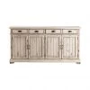 Crestview Collection Hawthorne Estate Wood Sideboard, 4 Drawer, 4 Door, Distressed White, CVFVR8056 1 Crestview Collection Hawthorne Estate Wood Sideboard, 4 Drawer, 4 Door, Distressed White, CVFVR8056 -Crestview Collection sale 1712892