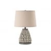 Crestview Collection Beaded Table Lamp, 21.75 in., Black
