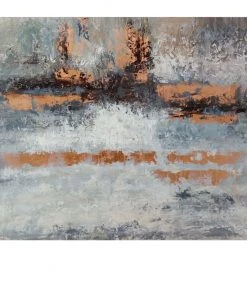 Crestview Collection Rosetta 60 in. x 1.5 in. x 50 in. Cotton Canvas Painting, CVTOP2737