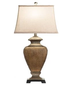 Crestview Collection Poly Resin Table Lamp, Light Brown, AVP1058UCNSNG