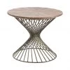 Crestview Collection Bengal Manor Twist Metal Round Accent Table with Pie Cut Wood Top, CVFNR406 1 Crestview Collection Bengal Manor Twist Metal Round Accent Table with Pie Cut Wood Top, CVFNR406 -Crestview Collection sale 1712967