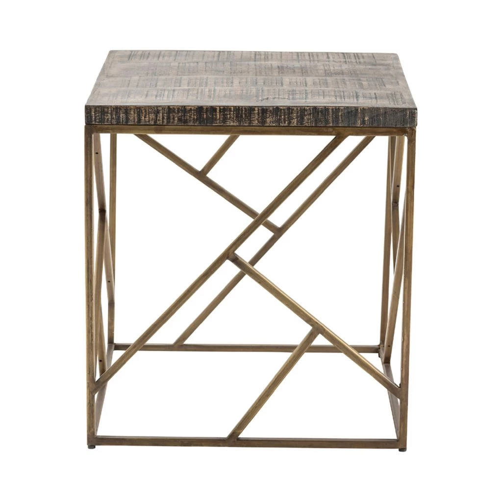 Crestview Collection Bengal Manor Crazy Cut Iron End Table, CVFNR683 3 Crestview Collection Bengal Manor Crazy Cut Iron End Table, CVFNR683