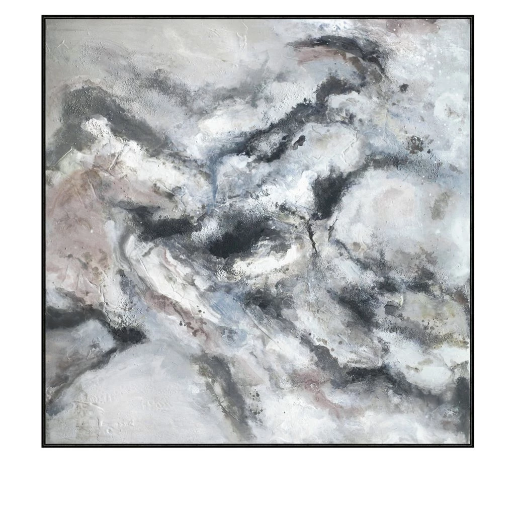 Crestview Collection Poppy 40 in. x 2 in. x 40 in. Cotton Canvas Painting, CVTOP2718 3 Crestview Collection Poppy 40 in. x 2 in. x 40 in. Cotton Canvas Painting, CVTOP2718