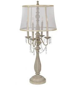Crestview Collection Gabby French Style Resin Table Lamp