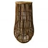 Crestview Collection Marlee Rattan Lantern Candle Holder