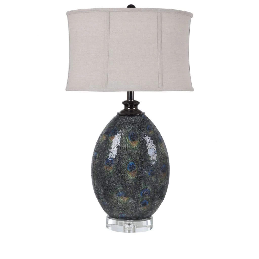 Crestview Collection Reynolds Silver Metal Table Lamp, CVIDA019 3 Crestview Collection Reynolds Silver Metal Table Lamp, CVIDA019