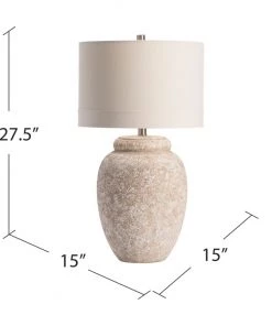 Crestview Collection Dune Large Scale Textured Ceramic Table Lamp -Crestview Collection sale 1713021 A2