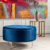 Crestview Collection Velvet Storage Stool, 32 x 32 x 19 in., EVFZR3147PK -Crestview Collection sale 1713053