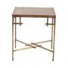 Crestview Collection Bengal Manor Iron Corner End Table, CVFNR687 -Crestview Collection sale 1713067