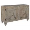 Crestview Collection Bengal Manor Mango Wood 2-Stacked Pyramid Door Cabinet, CVFNR334 -Crestview Collection sale 1713082