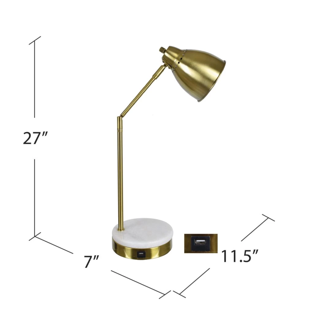 Crestview Collection Metal Table Lamp 4 Crestview Collection Metal Table Lamp - Image 2