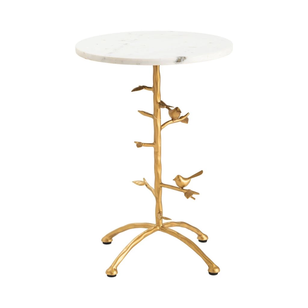 Crestview Collection Marble Top Side Table, CVFNR834 3 Crestview Collection Marble Top Side Table, CVFNR834
