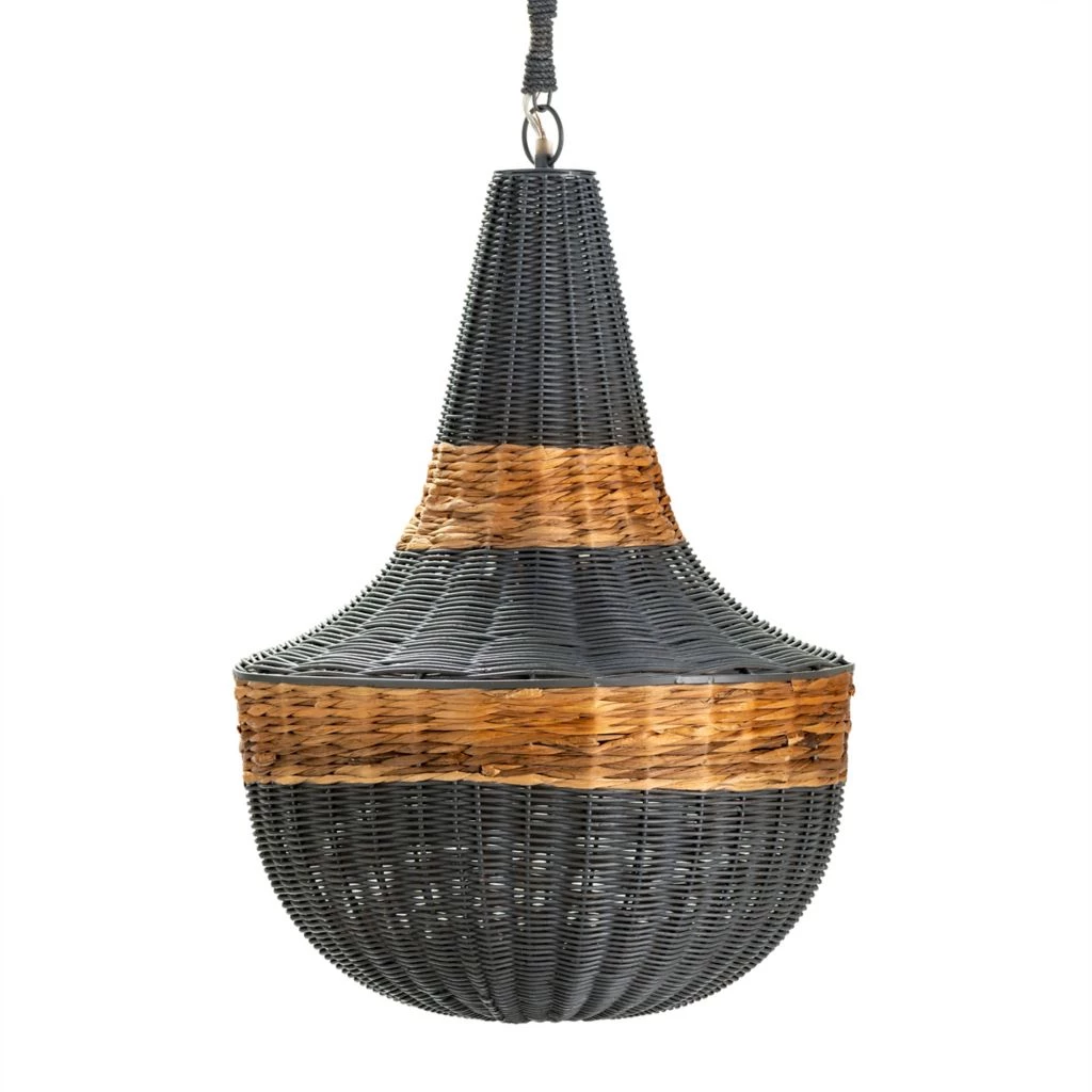Crestview Collection Bali Rattan Pendant Light, CVPZDN018 3 Crestview Collection Bali Rattan Pendant Light, CVPZDN018