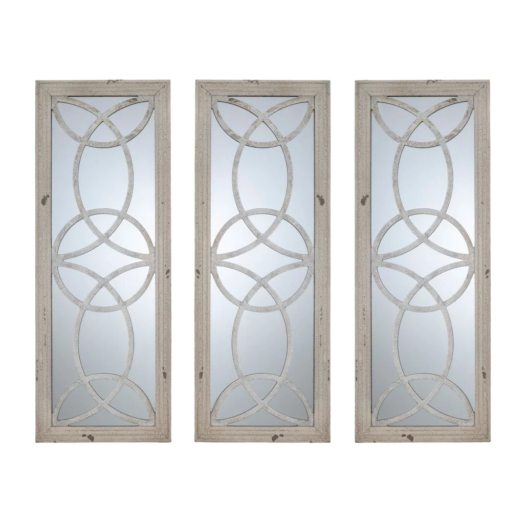 Crestview Collection Depiction Wood Mirror 3 Crestview Collection Depiction Wood Mirror