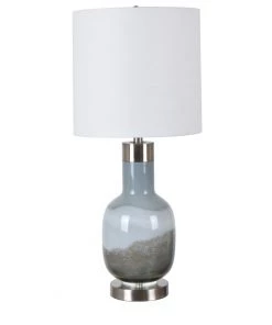 Crestview Collection Saluti Glass Swirled Table Lamp, CVABS2001