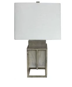 Crestview Collection Cleary Wood and Iron Table Lamp, CVIDA013