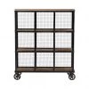 Crestview Collection Industrial Metal and Wood Bookcase, CVFZR1004 -Crestview Collection sale 1713199