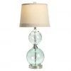 Crestview Collection Glass and Metal Table Lamp, Green, ABS1547SNG -Crestview Collection sale 1713200
