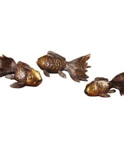 Crestview Collection Koi Statues, Set of 3