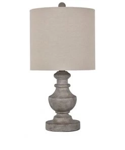 Crestview Collection Resin Table Lamp, Brown, EVAVP1372