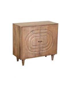 Crestview Collection Wooden Double Door Side Cabinet, CVFNR847