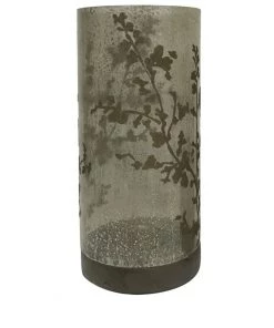 Crestview Collection Adele Large Glass Hurricane