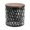 Crestview Collection Set of Bengal Manor Iron and Mango Wood Accent Tables, CVFNR416 -Crestview Collection sale 1713269