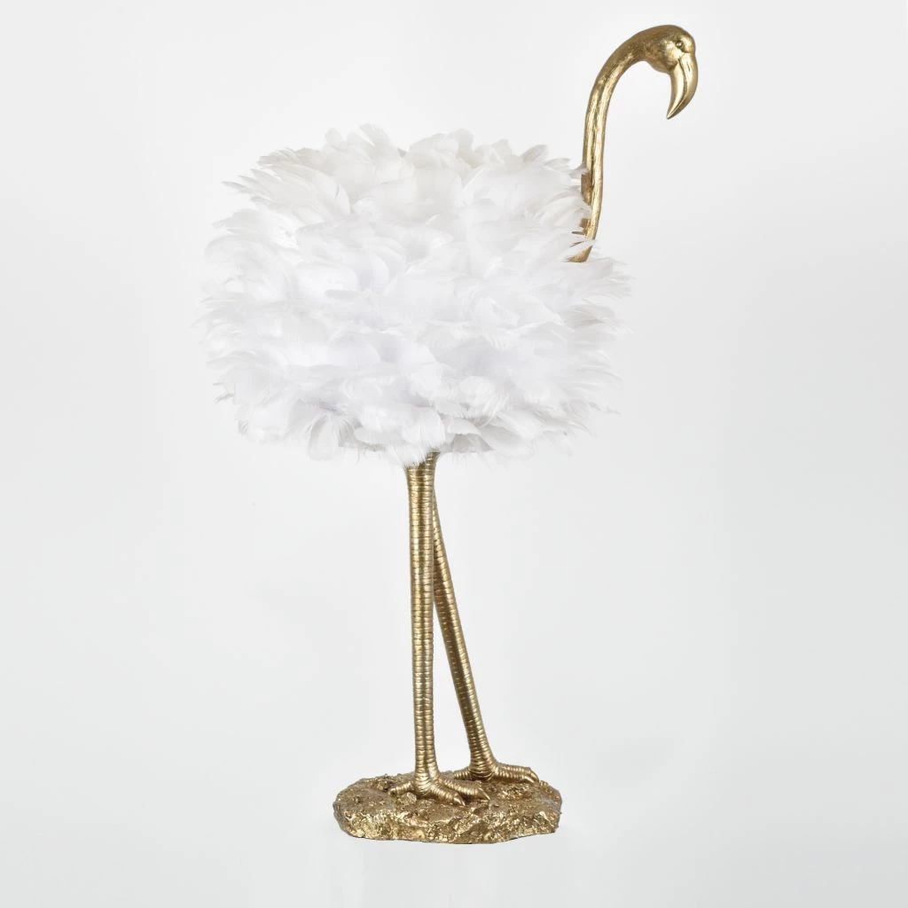 Crestview Collection Charleston Flamingo Lamp, EVAVP1591GLDWH 3 Crestview Collection Charleston Flamingo Lamp, EVAVP1591GLDWH