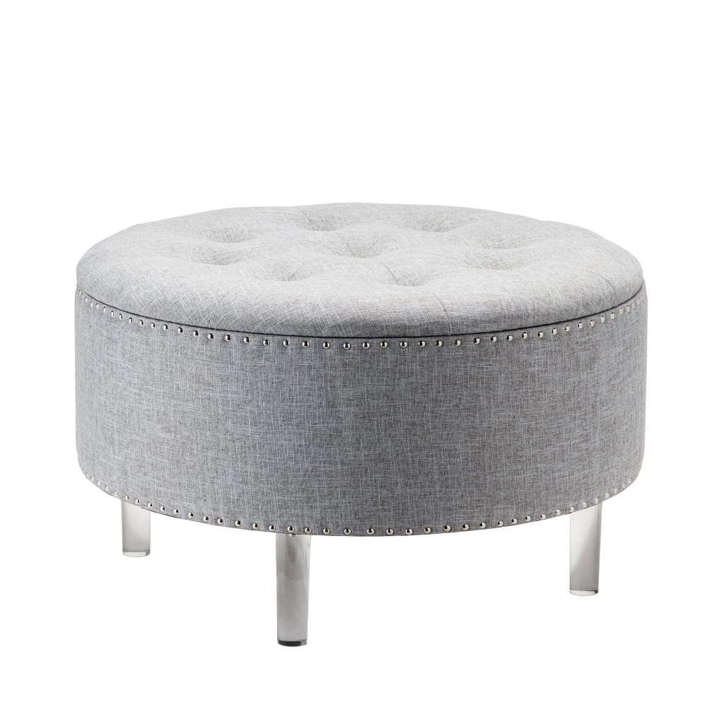 Crestview Collection Velvet Storage Stool, 32 x 32 x 19 in., EVFZR3147PK 7 Crestview Collection Velvet Storage Stool, 32 x 32 x 19 in., EVFZR3147PK - Image 5