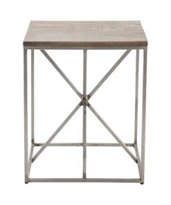 Crestview Collection Bengal Manor Asterisk End Table, CVFNR675