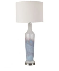 Crestview Collection Hallett Bottle Glass Table Lamp, CVAZBS074