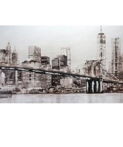 Crestview Collection Evening View 71 in. x 39.5 in. Cotton Embellished Print, CVTOP2598